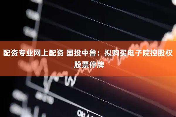 配资专业网上配资 国投中鲁：拟购买电子院控股权 股票停牌